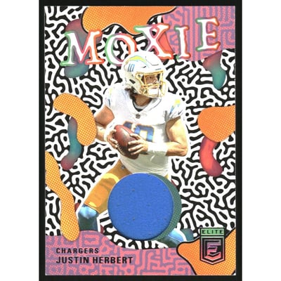 2022 Elite Moxie Materials #23 Justin Herbert