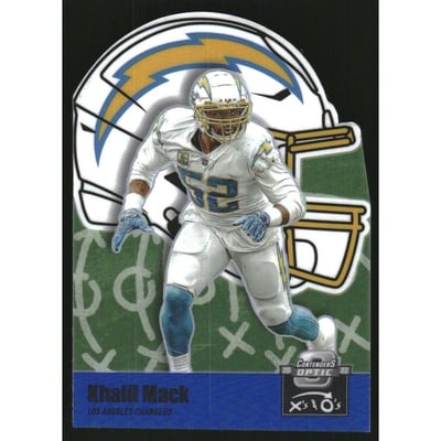 2022 Panini Contenders Optic Xs and Os Blue #51 Khalil Mack