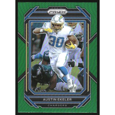 2022 Panini Prizm Prizms Green #150 Austin Ekeler