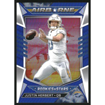 2022 Rookies and Stars Airborne Blue #2 Justin Herbert