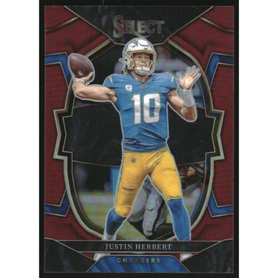 2022 Select Prizm Maroon #14 Justin Herbert