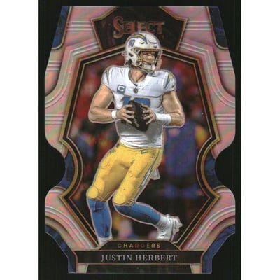 2022 Select Prizm Silver Die Cut #155 Justin Herbert