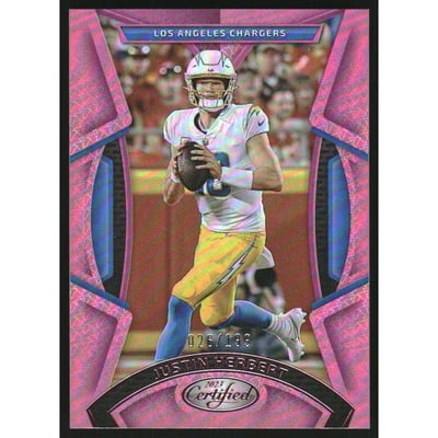 2023 Certified Mirror Pink #56 Justin Herbert