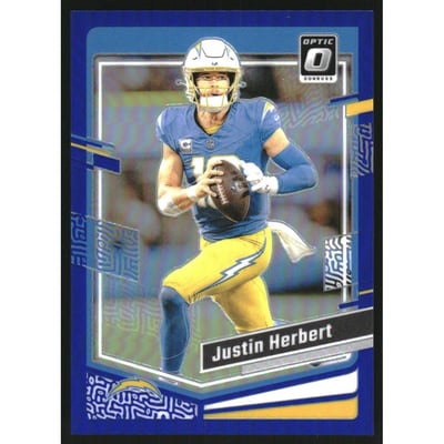2023 Donruss Optic Blue #104 Justin Herbert
