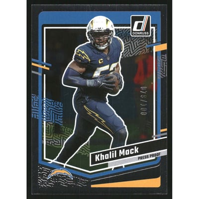 2023 Donruss Press Proof Silver #160 Khalil Mack