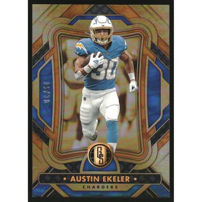 2023 Panini Gold Standard Citrine #75 Austin Ekeler