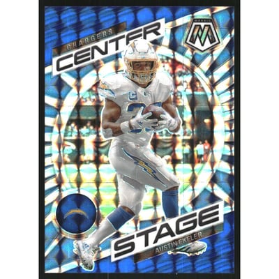 2023 Panini Mosaic Center Stage Mosaic Blue #5 Austin Ekeler