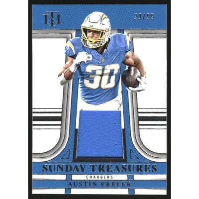 2023 Panini National Treasures Sunday Treasures #19 Austin Ekeler