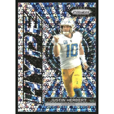 2023 Panini Prizm Hype Prizms No Huddle #4 Justin Herbert