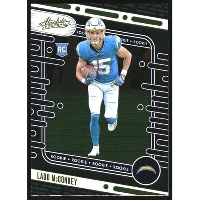 2024 Absolute Yellow #134 Ladd McConkey