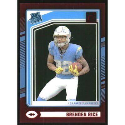 2024 Clearly Donruss Red #99 Brenden Rice RR