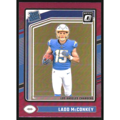 2024 Donruss Optic Pink #266 Ladd McConkey RR
