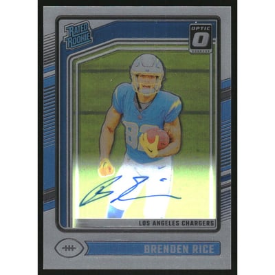 2024 Donruss Optic Rated Rookies RPS Autographs #213 Brenden Rice