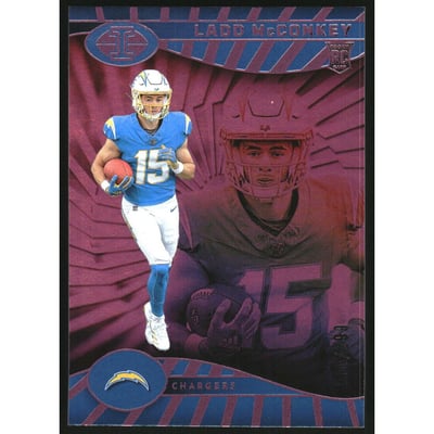 2024 Panini Illusions Trophy Collection Pink #51 Ladd McConkey
