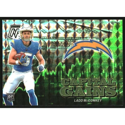2024 Panini Mosaic Capital Gains Mosaic #13 Ladd McConkey