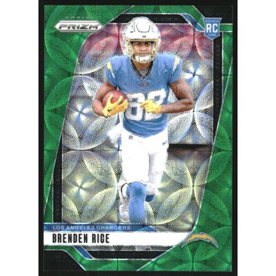 2024 Panini Prizm Prizms Green Scope #313 Brenden Rice