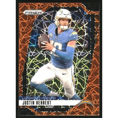 2024 Panini Prizm Prizms Lazer #157 Justin Herbert