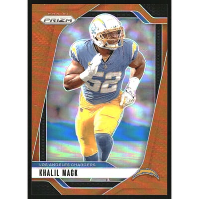 2024 Panini Prizm Prizms Orange #162 Khalil Mack