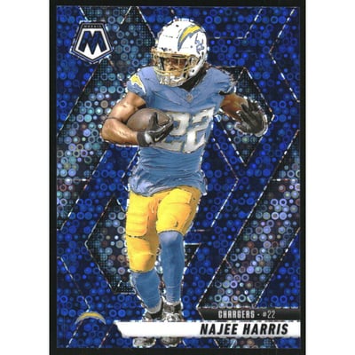 2025 Panini Mosaic Mosaic No Huddle Blue #244 Najee Harris
