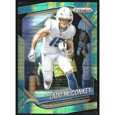 2025 Panini Prizm Prizms Hyper #18 Ladd McConkey