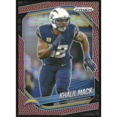 2025 Panini Prizm Prizms Pigskin #161 Khalil Mack