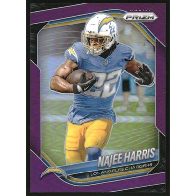 2025 Panini Prizm Prizms Purple #32 Najee Harris