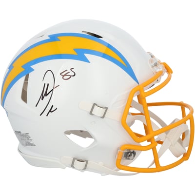 Antonio Gates Los Angeles Chargers Autographed Fanatics Authentic Riddell 2020 Speed Authentic Helmet
