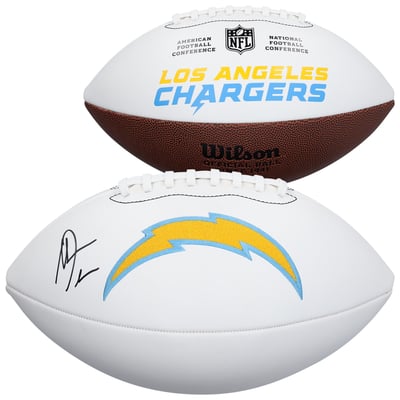 Antonio Gates Los Angeles Chargers Autographed Fanatics Authentic Wilson White Panel Football