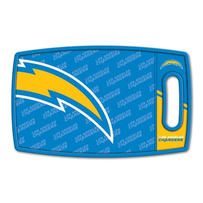 Los Angeles Chargers Fanpoint Logo Series Cutting Board