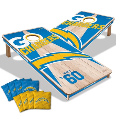 Los Angeles Chargers IDNA 2' x 4' Cornhole Game with Bags