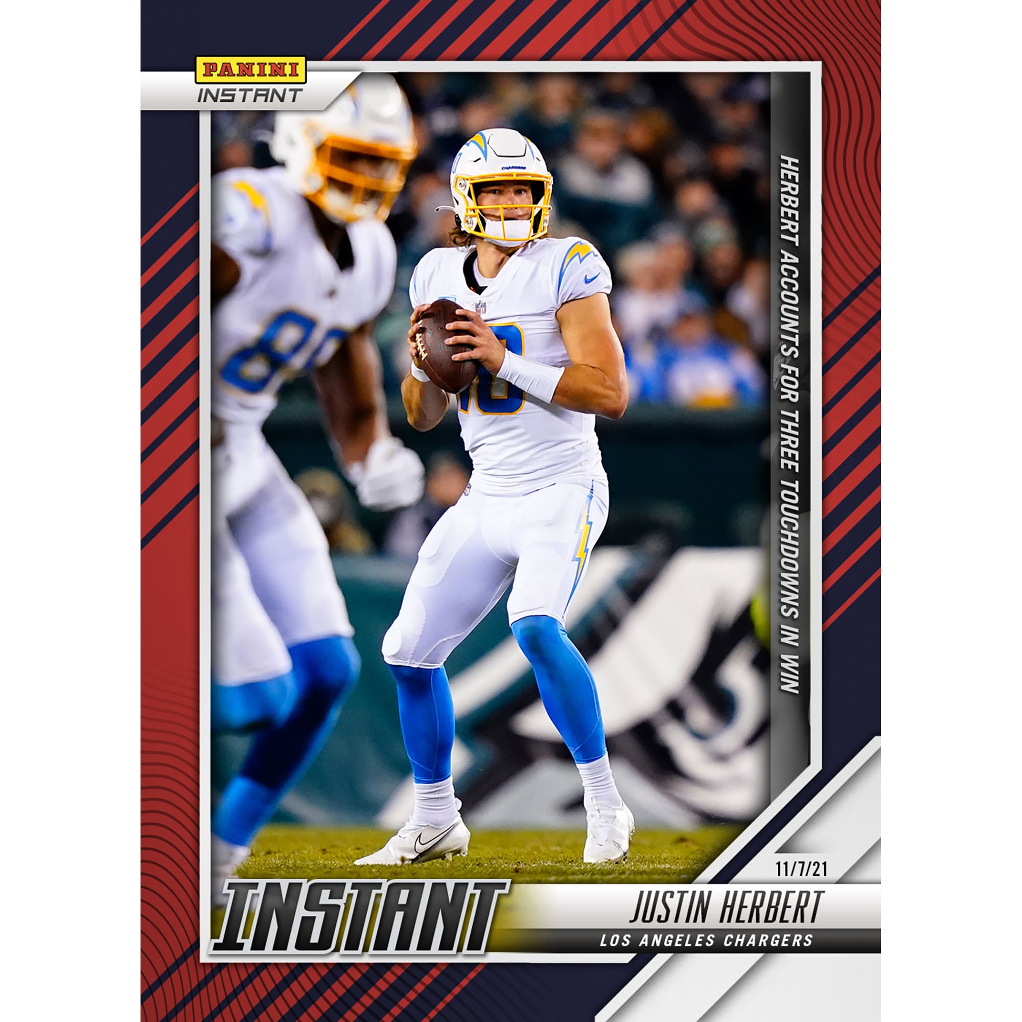 Justin Herbert Los Angeles Chargers Fanatics Exclusive Parallel