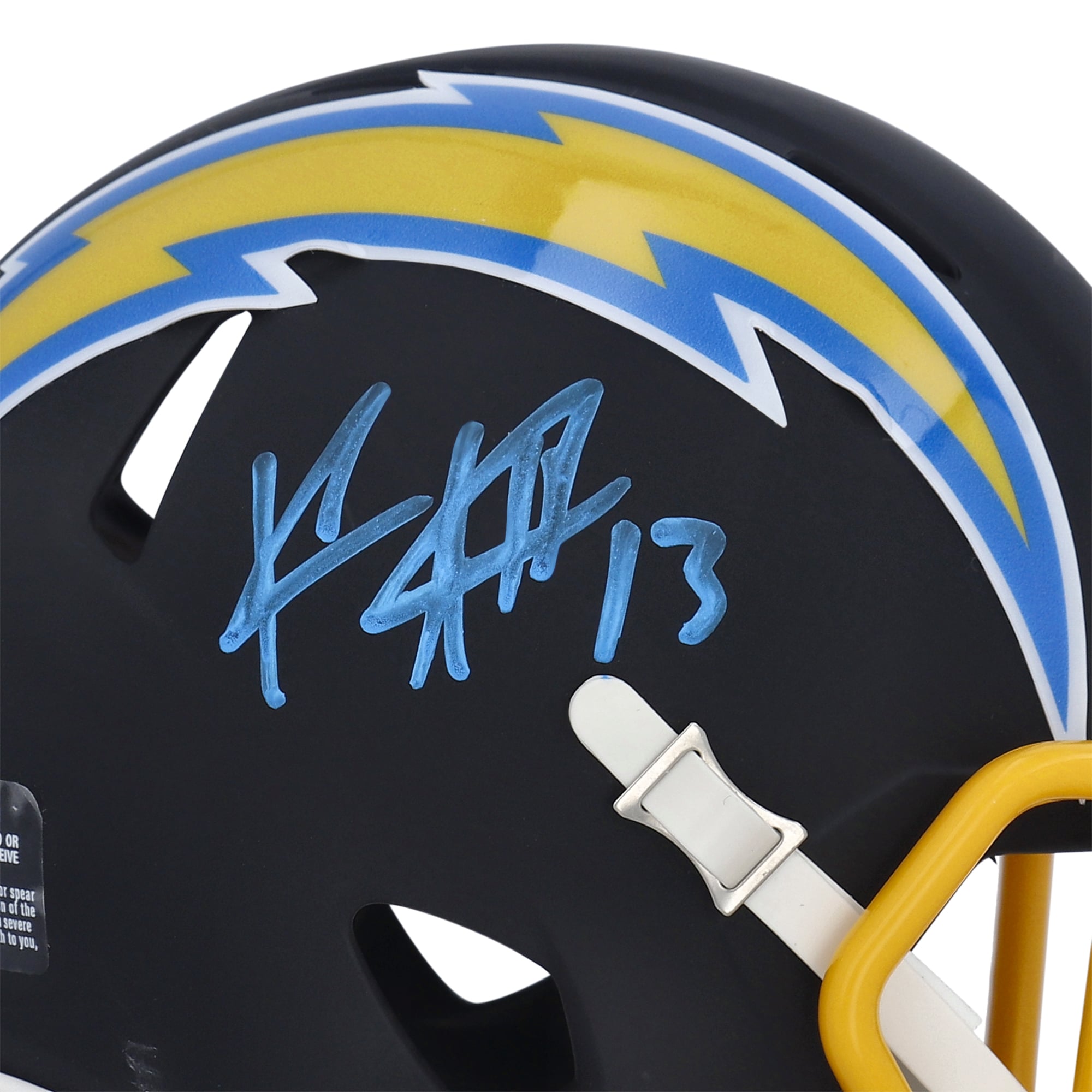 Keenan Allen Los Angeles Chargers Autographed Riddell Black Matte