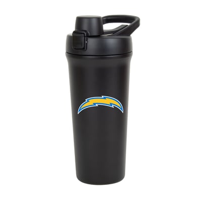 Los Angeles Chargers Logo Brands 26oz. Flipside Shaker Bottle