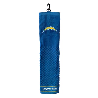Los Angeles Chargers 16" X 22" Tri-Fold Embroidered Scrubber Golf Towel