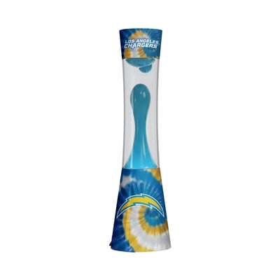 Los Angeles Chargers 17" Tie-Dye Magma Lamp with Bluetooth Speaker