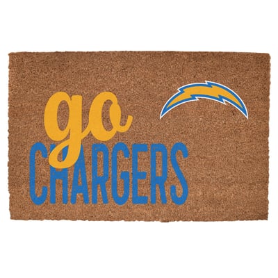 Los Angeles Chargers 20" x 30" Go Team Coir Door Mat
