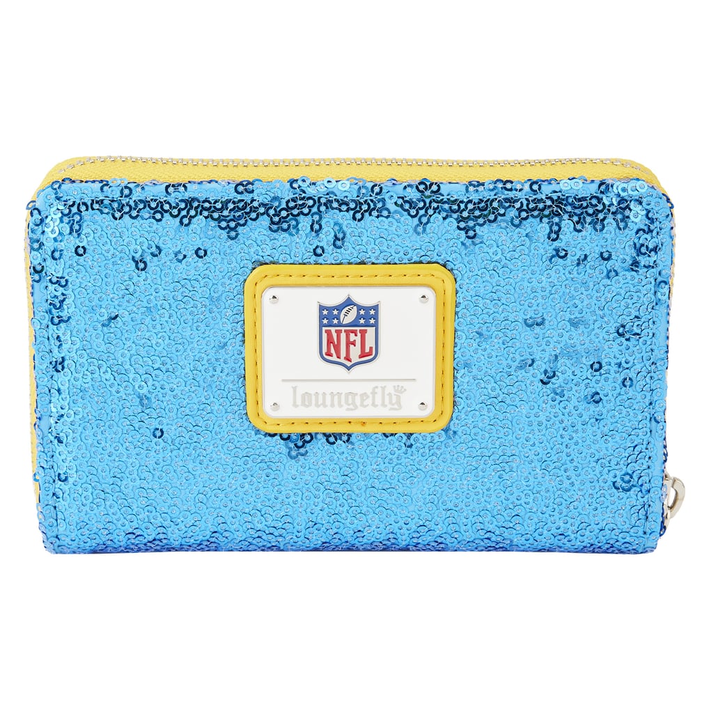 Los Angeles Chargers Loungefly Sequin Zip-Around Wallet display picture 1