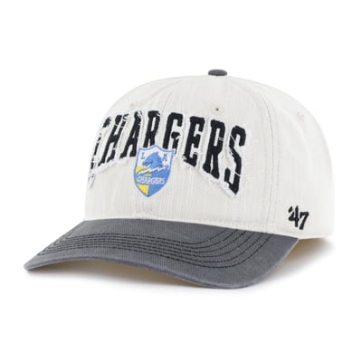 Los Angeles Chargers '47 Throwback Groton Franchise Fitted Hat - Natural