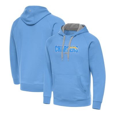 Los Angeles Chargers Antigua Impact Victory Hoodie - Powder Blue