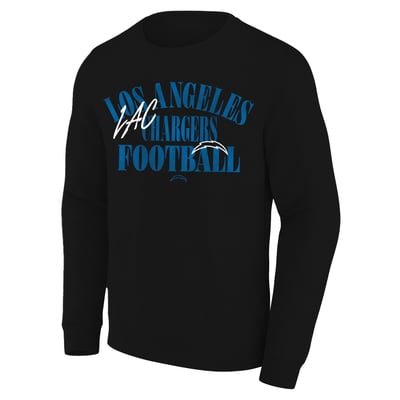 Los Angeles Chargers Fanatics Big & Tall Relaxed Halftime Lead Sweatshirt - Black