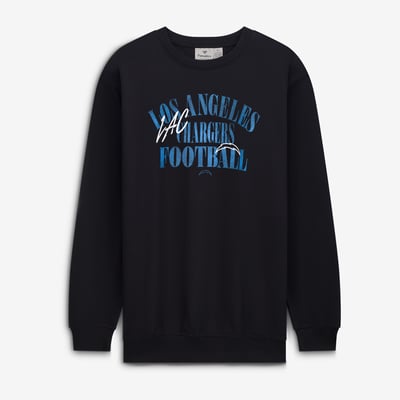 Los Angeles Chargers Fanatics Big & Tall Relaxed Halftime Lead Sweatshirt - Black