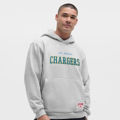 lululemon Los Angeles Chargers Heathered Silver Drop Steady State Pullover Hoodie