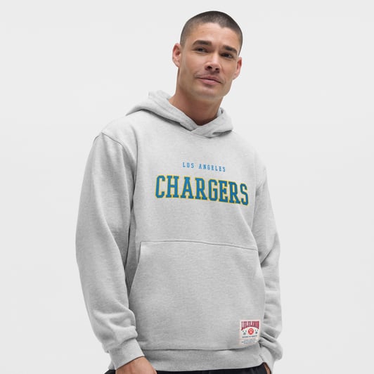 lululemon Los Angeles Chargers Heathered Silver Drop Steady State Pullover Hoodie
