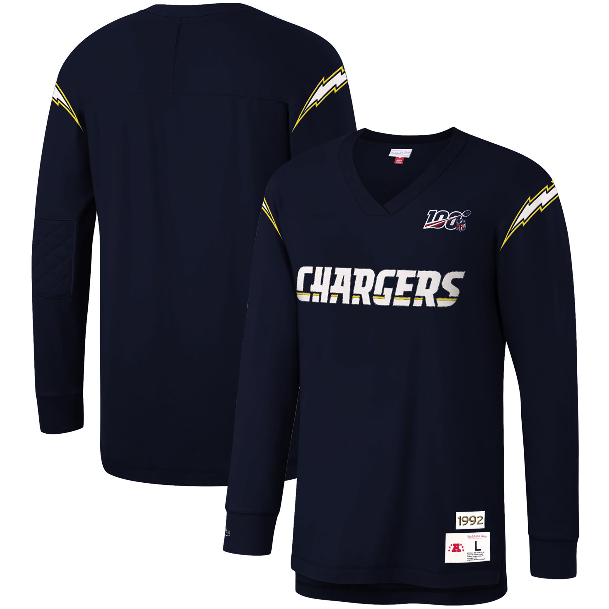 Men's Mitchell & Ness Navy Los Angeles Chargers NFL 100 Team