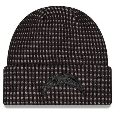 Los Angeles Chargers New Era 2026 Sideline Cold Weather  Cuffed Knit Hat - Black