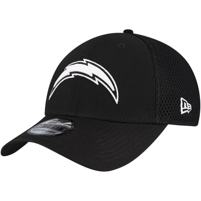 New Era Los Angeles Chargers Black Main Neo 39THIRTY Flex Hat
