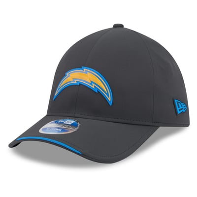 Los Angeles Chargers New Era 2026 Sideline Cold Weather  39THIRTY M-Crown Stretch Hat - Charcoal