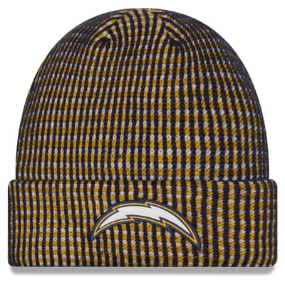 Los Angeles Chargers New Era 2026 Sideline Cold Weather  Cuffed Knit Hat - Navy