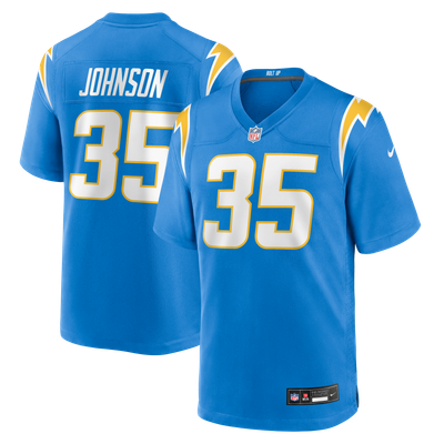Amar Johnson Los Angeles Chargers Nike Team Game Jersey - Powder Blue