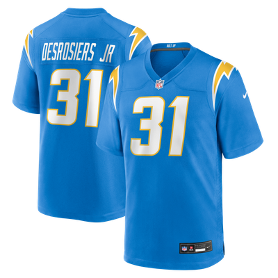 Greg Desrosiers Jr. Los Angeles Chargers Nike Team Game Jersey - Powder Blue